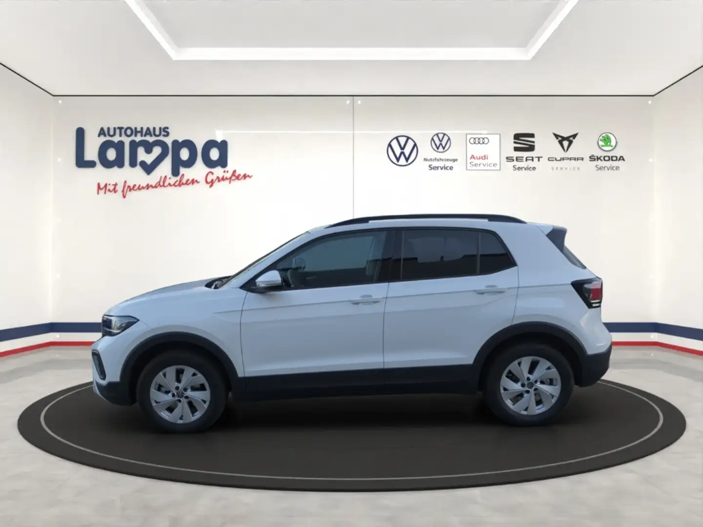 Volkswagen T-Cross Life 1.0 TSI DSG NAV,MFK,RFK,SHZ,ACC,DAB+,LED Weiß - 2