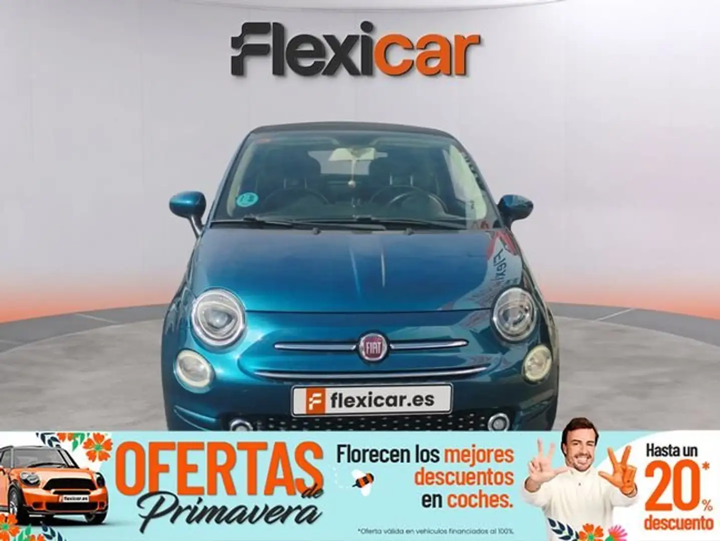 Fiat 500C 1.2 Lounge Azul - 1