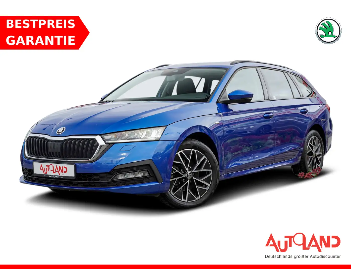 Skoda Octavia Combi 2.0 TDI Clever LED Navi Kamera DAB Blau - 1