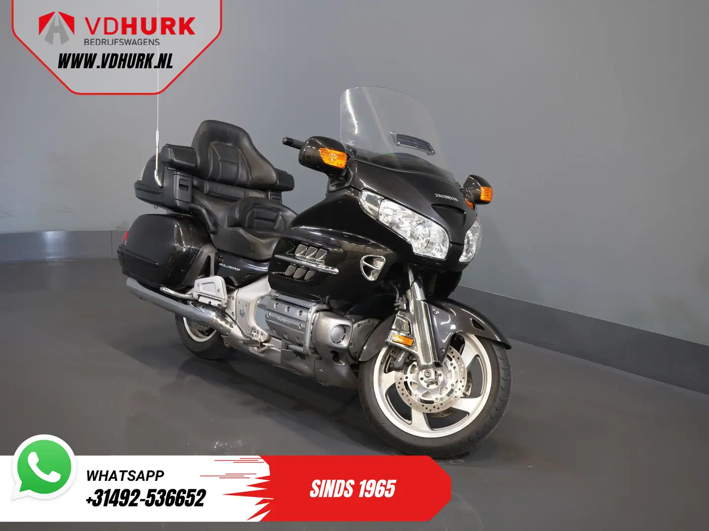 Honda GL 1800 Gold Wing MARGE/ Koffers/ Cruise/ Topkoffer/ Navi/ Fekete - 1