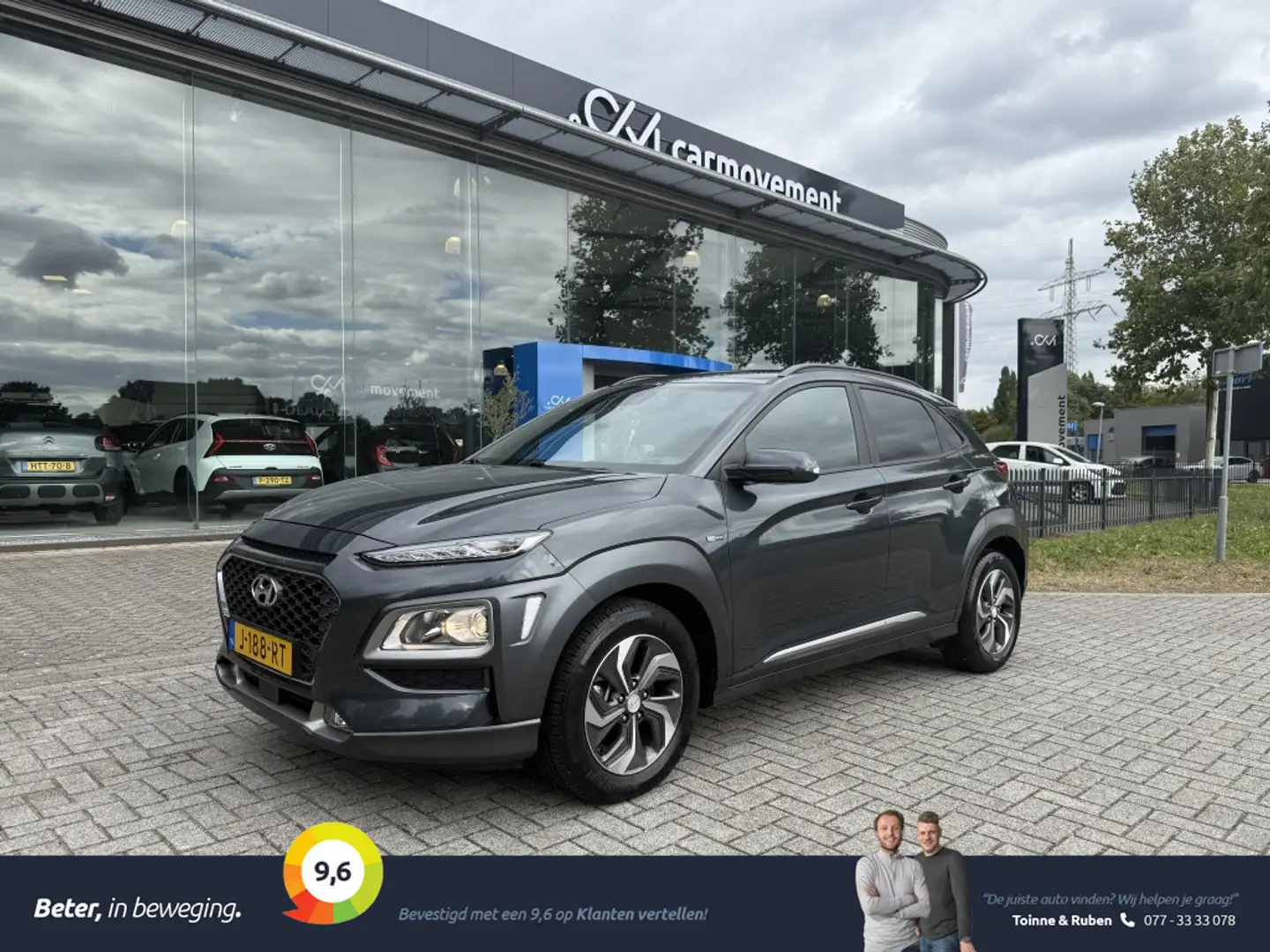 Hyundai KONA 1.6 GDi Hybrid Fashion Design | Navi | Camera | AC Gris - 1