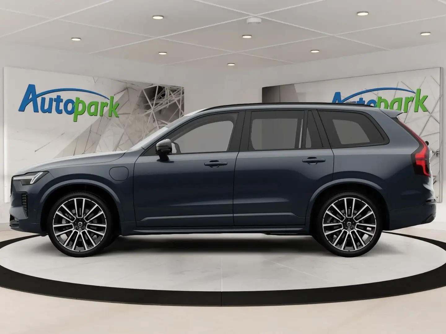 Volvo XC90 Ultra, T8 AWD Plug-in Hybrid, Elektrisch/Benzin, D Blau - 2