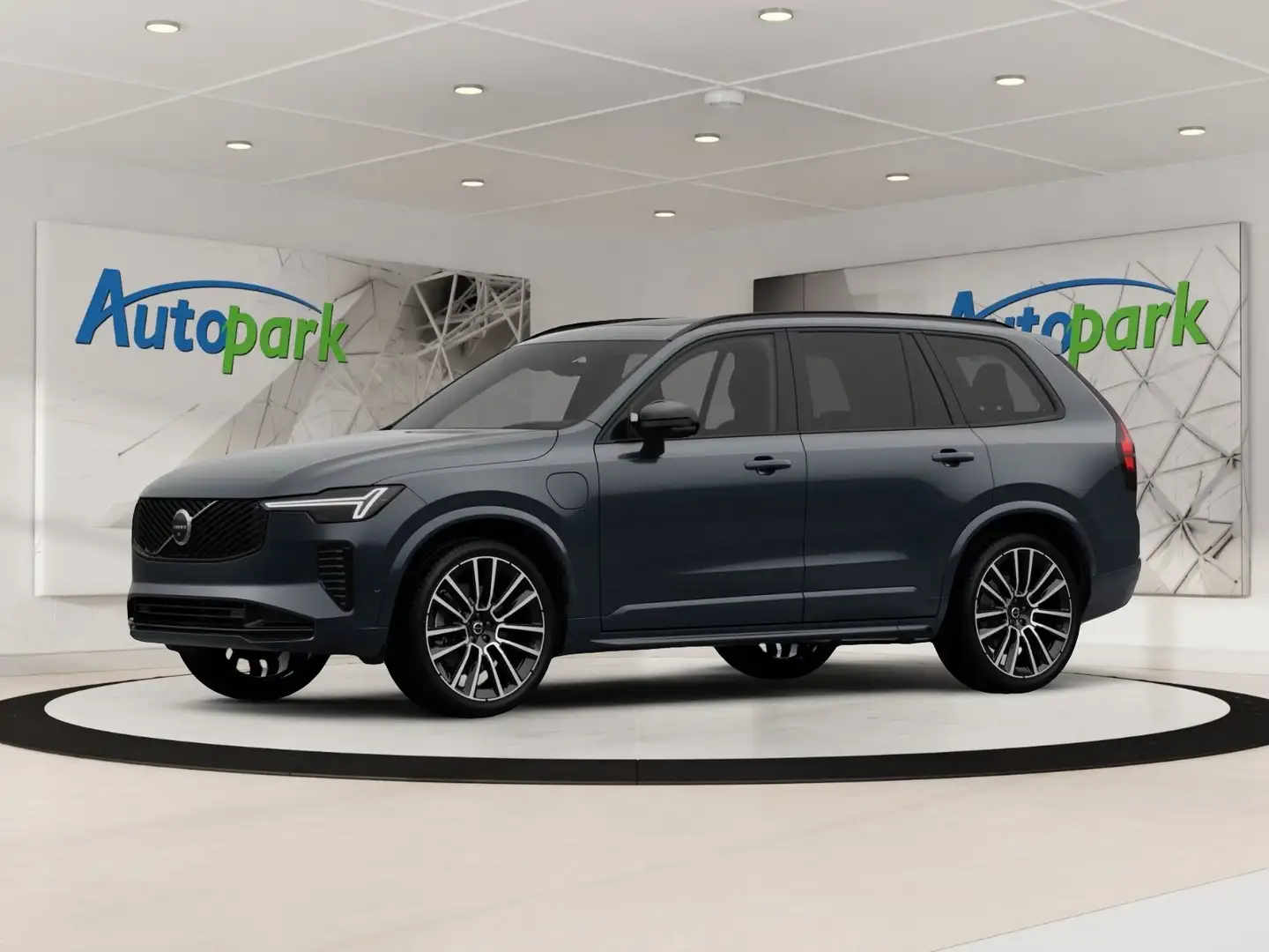 Volvo XC90 Ultra, T8 AWD Plug-in Hybrid, Elektrisch/Benzin, D Blau - 1