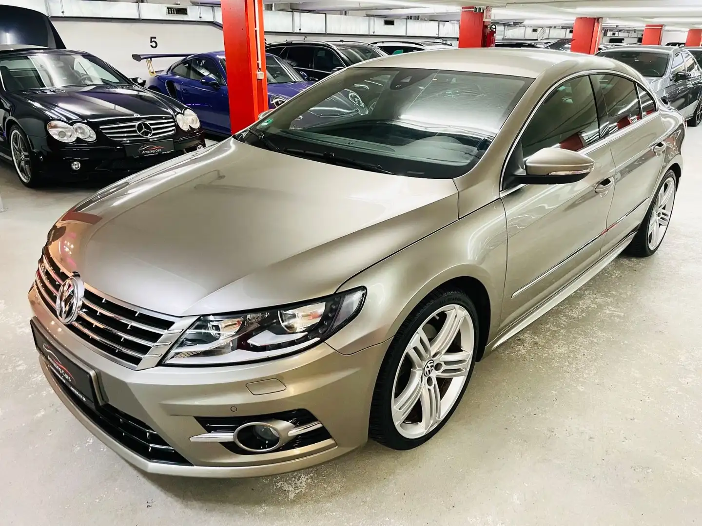 Volkswagen Passat CC 2.0 TDI BMT 4Motion DSG R Line Keyless Marrón - 1