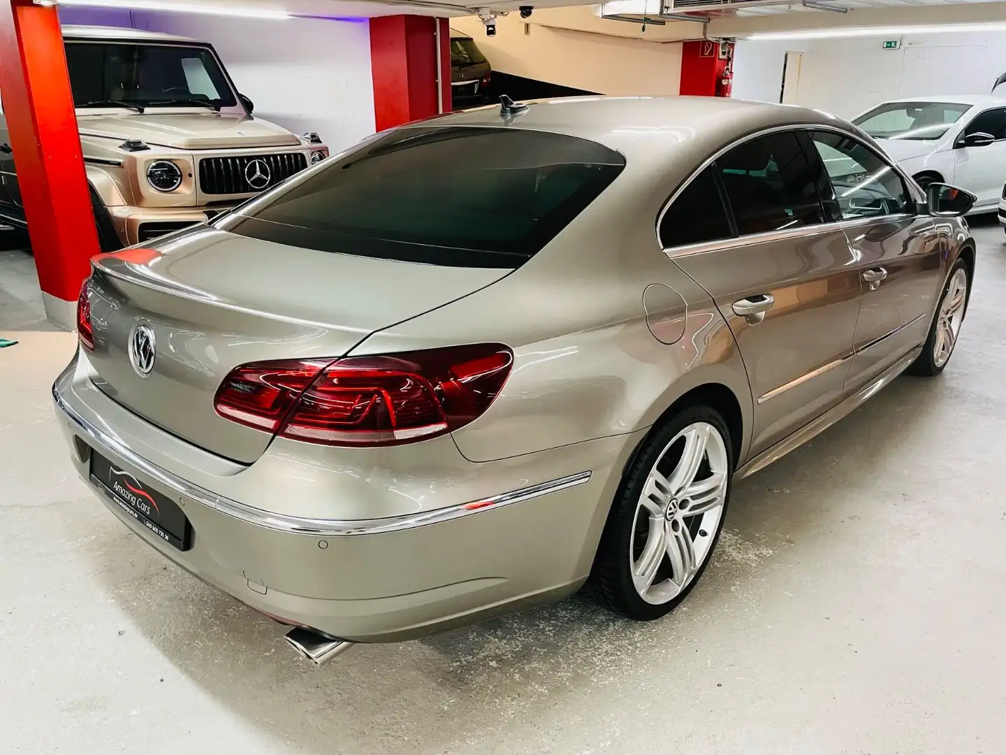 Volkswagen Passat CC 2.0 TDI BMT 4Motion DSG R Line Keyless Marrón - 2