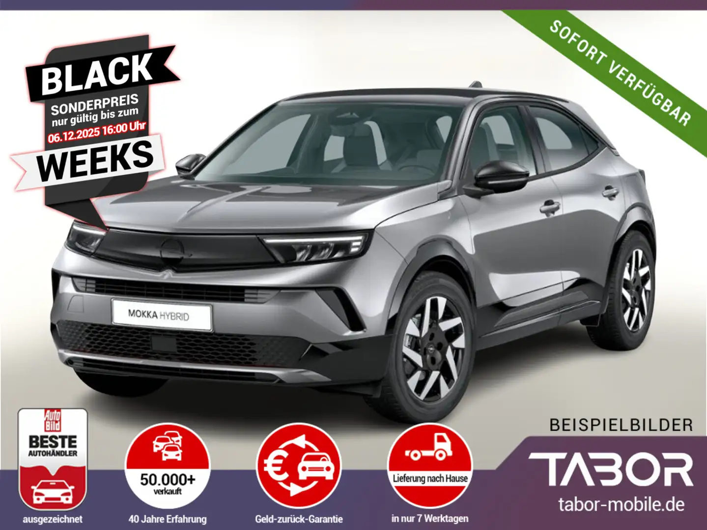 Opel Mokka 145 Hybrid AT6 GS KomfortP SHZ UVP-27%* Gris - 1