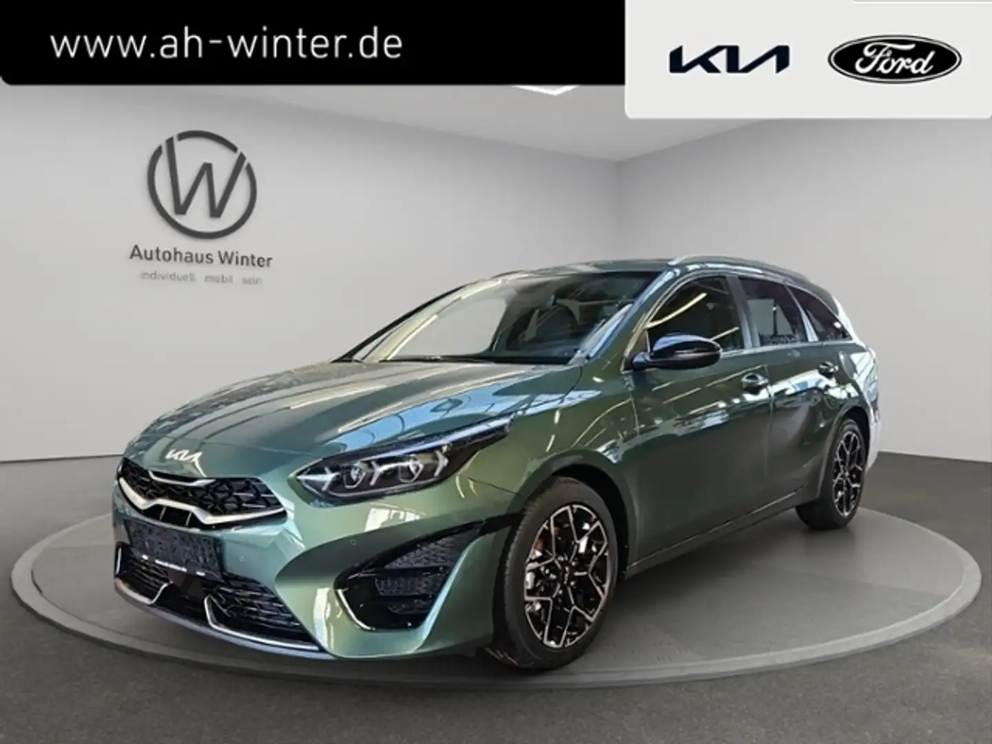 Kia Ceed SW / cee'd SW 1,5 T-GDI DCT GT-Line Technik Leder LED ACC Klima Grün - 1
