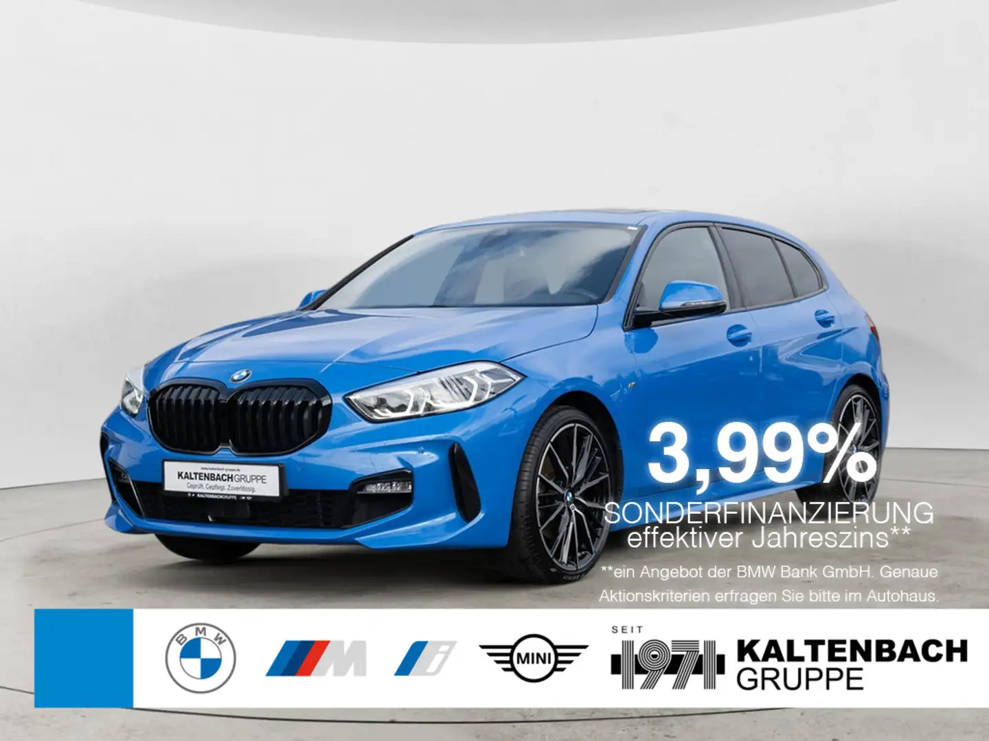 BMW 118 i M-Sport PANO LED ACC NAVI H/K KAMERA Blau - 1