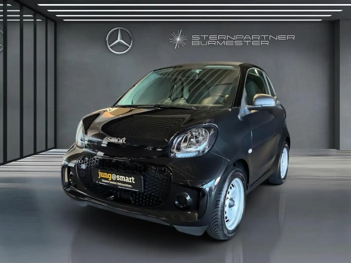 smart forTwo EQ NAVI+AUT+SHZ+Klimaaut. Schwarz - 2