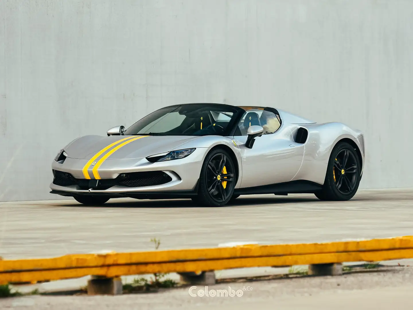 Ferrari 296 GTS Carbon seats // FULL Zilver - 1