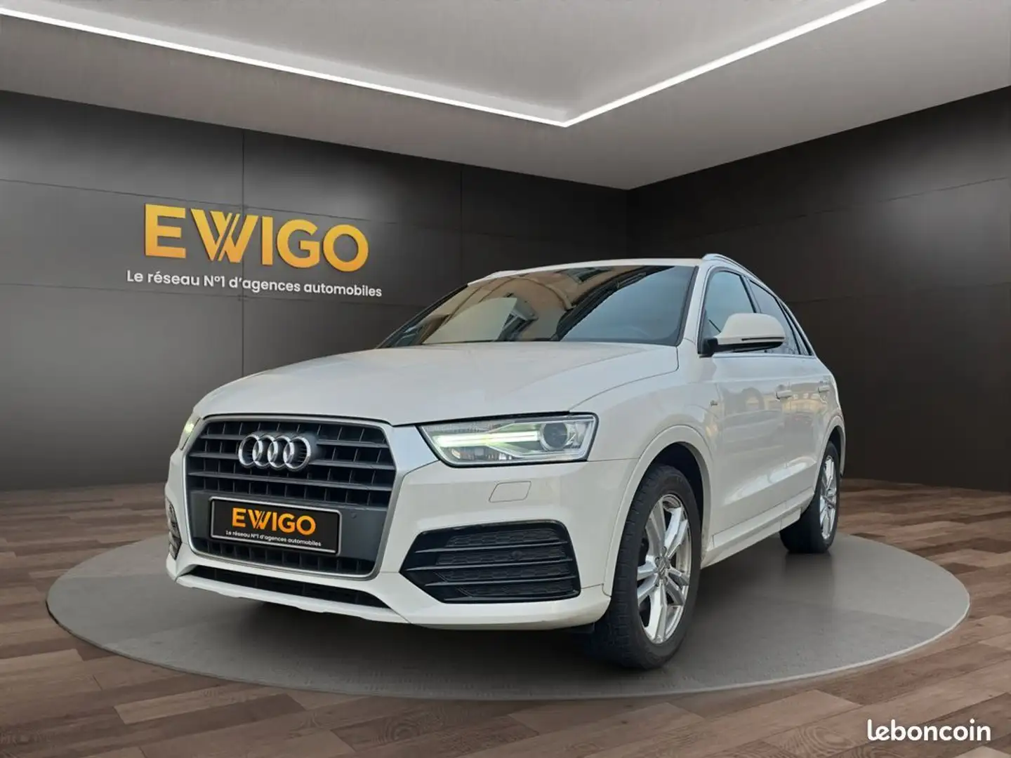 Audi Q3 1.4 tfsi 150 s-line s-tronic bva origine fr 2 eme main garantie 6 mois Blanc - 1