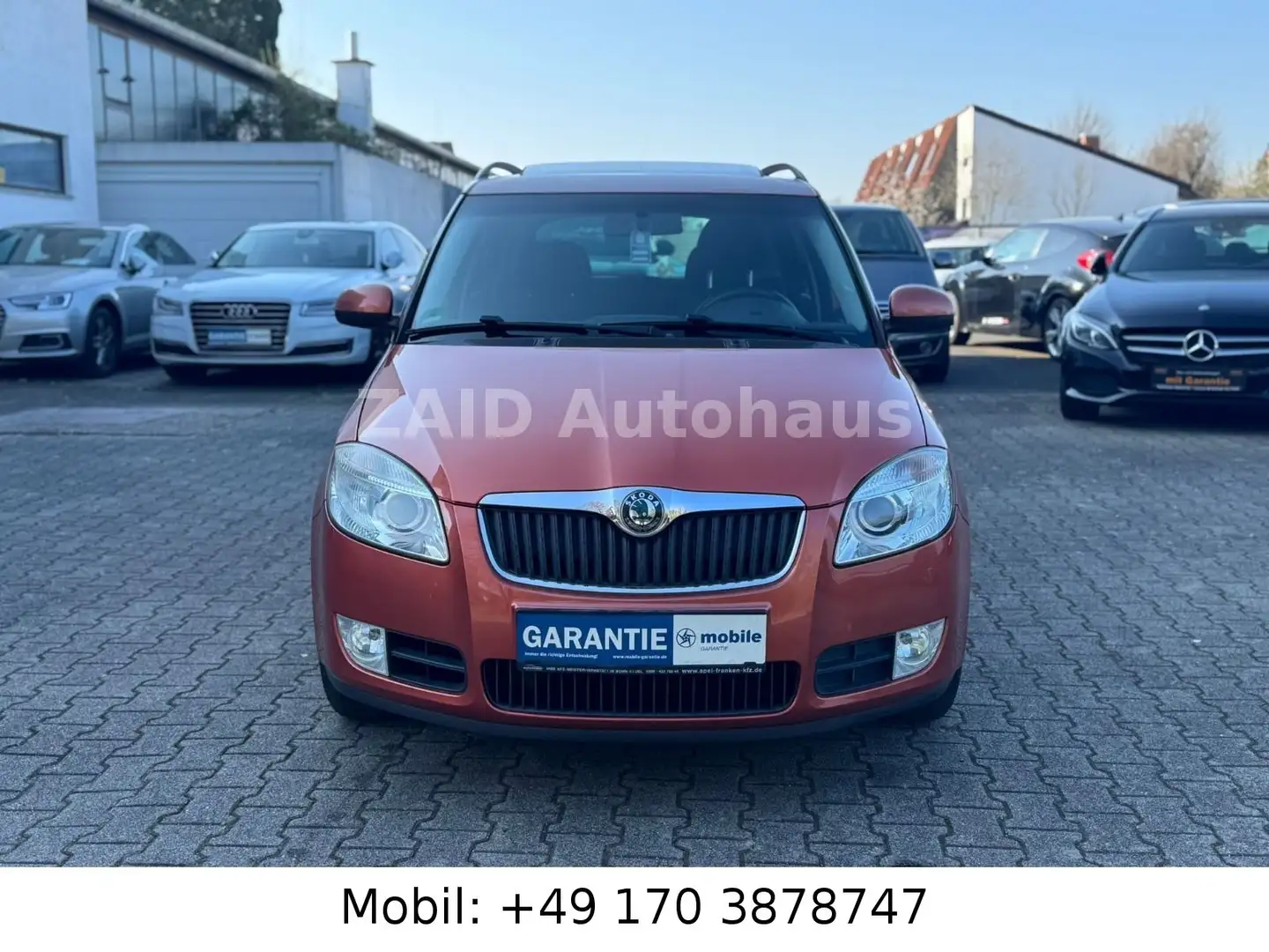 Skoda Fabia Combi Elegance*Aut*PDC*Schiebedach*1HAND Orange - 2