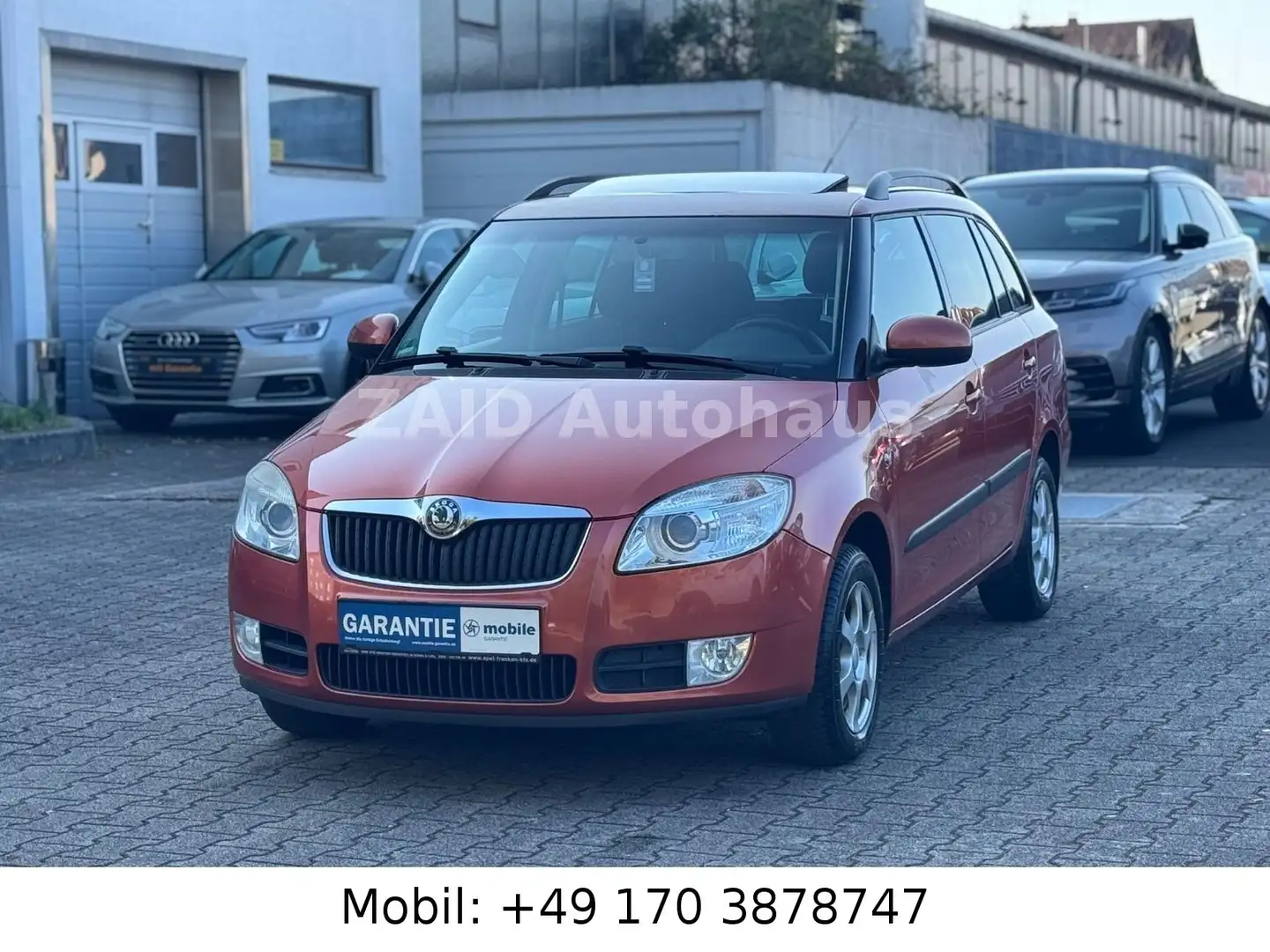 Skoda Fabia Combi Elegance*Aut*PDC*Schiebedach*1HAND Orange - 1