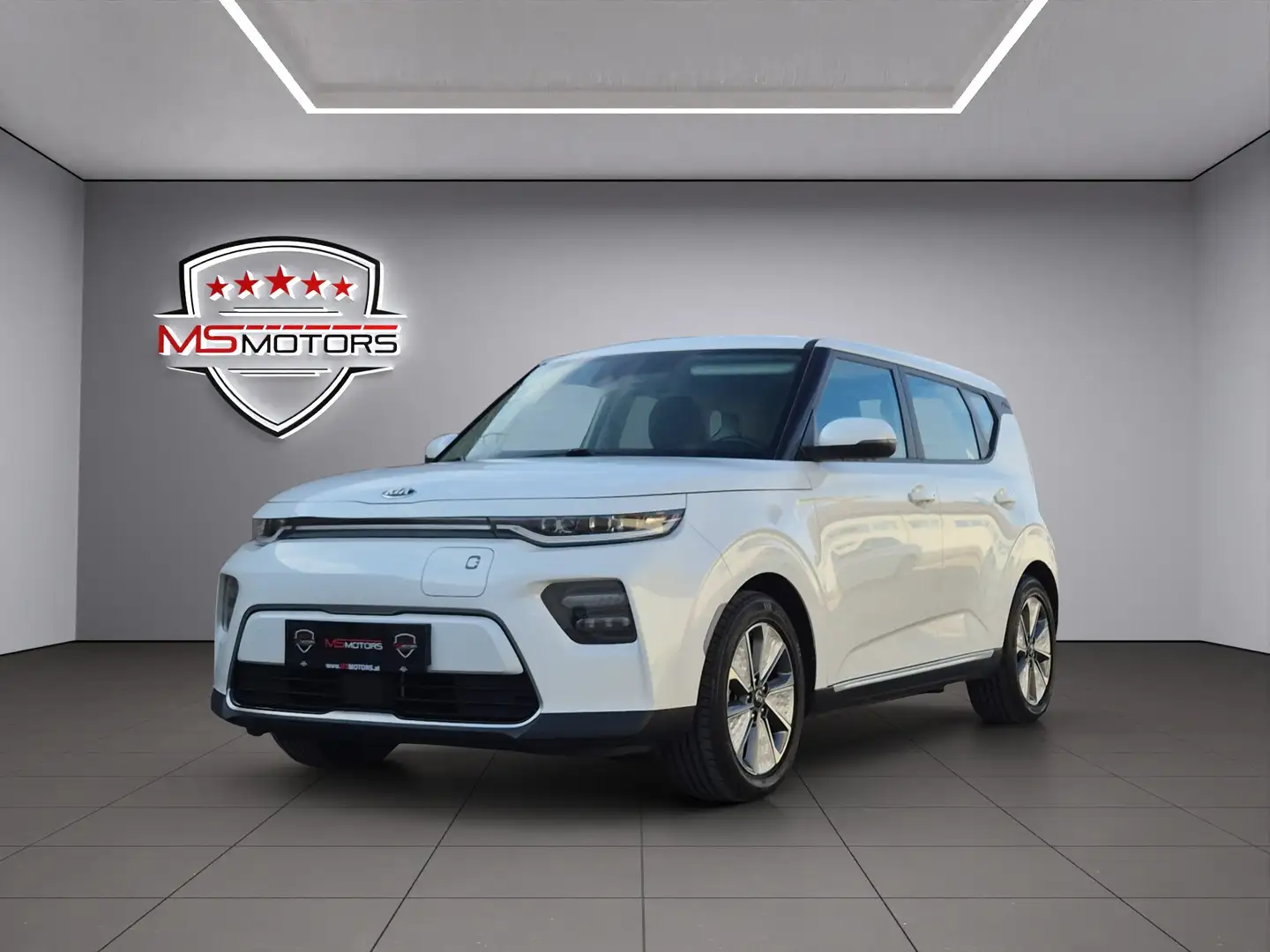 Kia Soul Soul EV 64kWh sillver BATTERIE 94%*BOSE*RFK*ACC* Weiß - 1