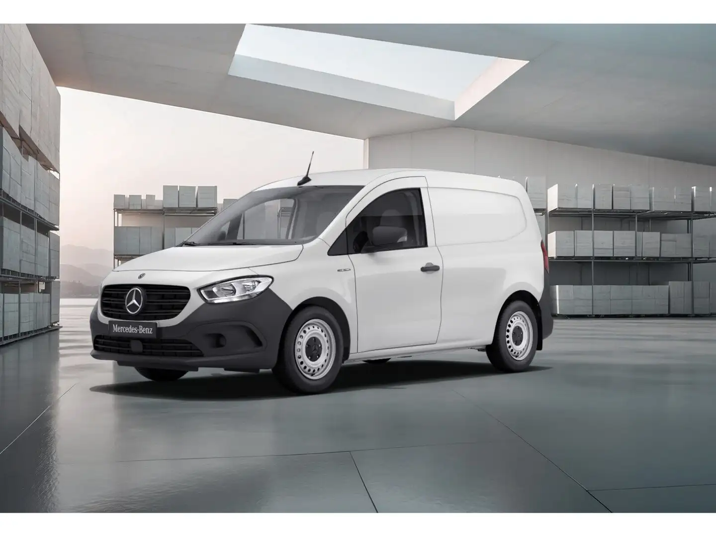 Mercedes-Benz Citan e Kasten BASE Standard AHK Blanc - 2