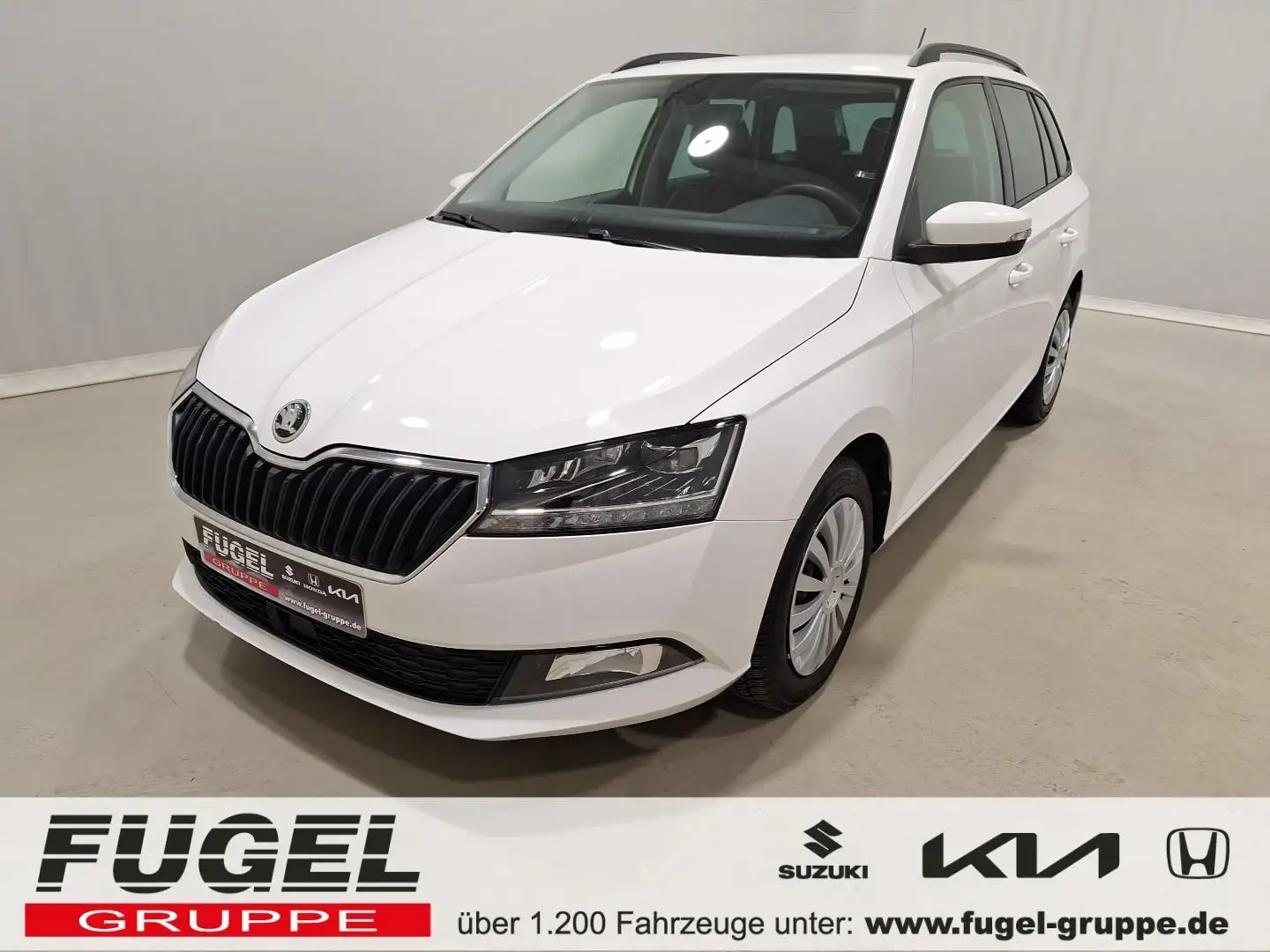 Skoda Fabia Combi 1.0 TSI Style LED|Klimaaut.|SHZ Weiß - 1