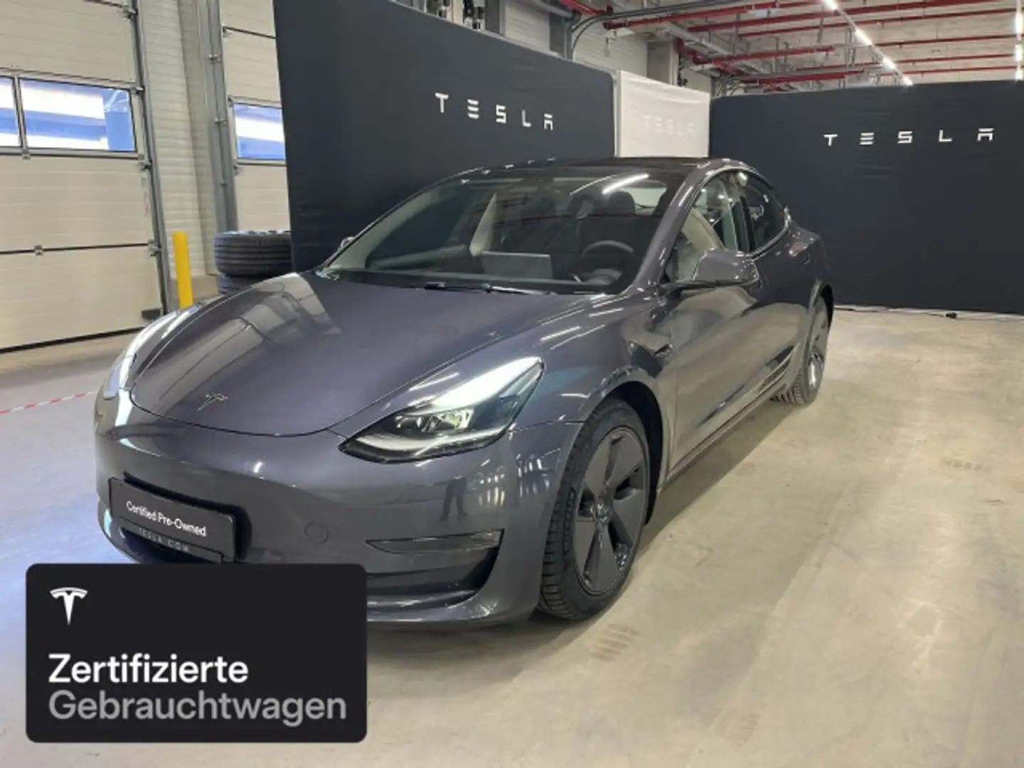 Tesla Model 3 Long Range AWD Silber - 1