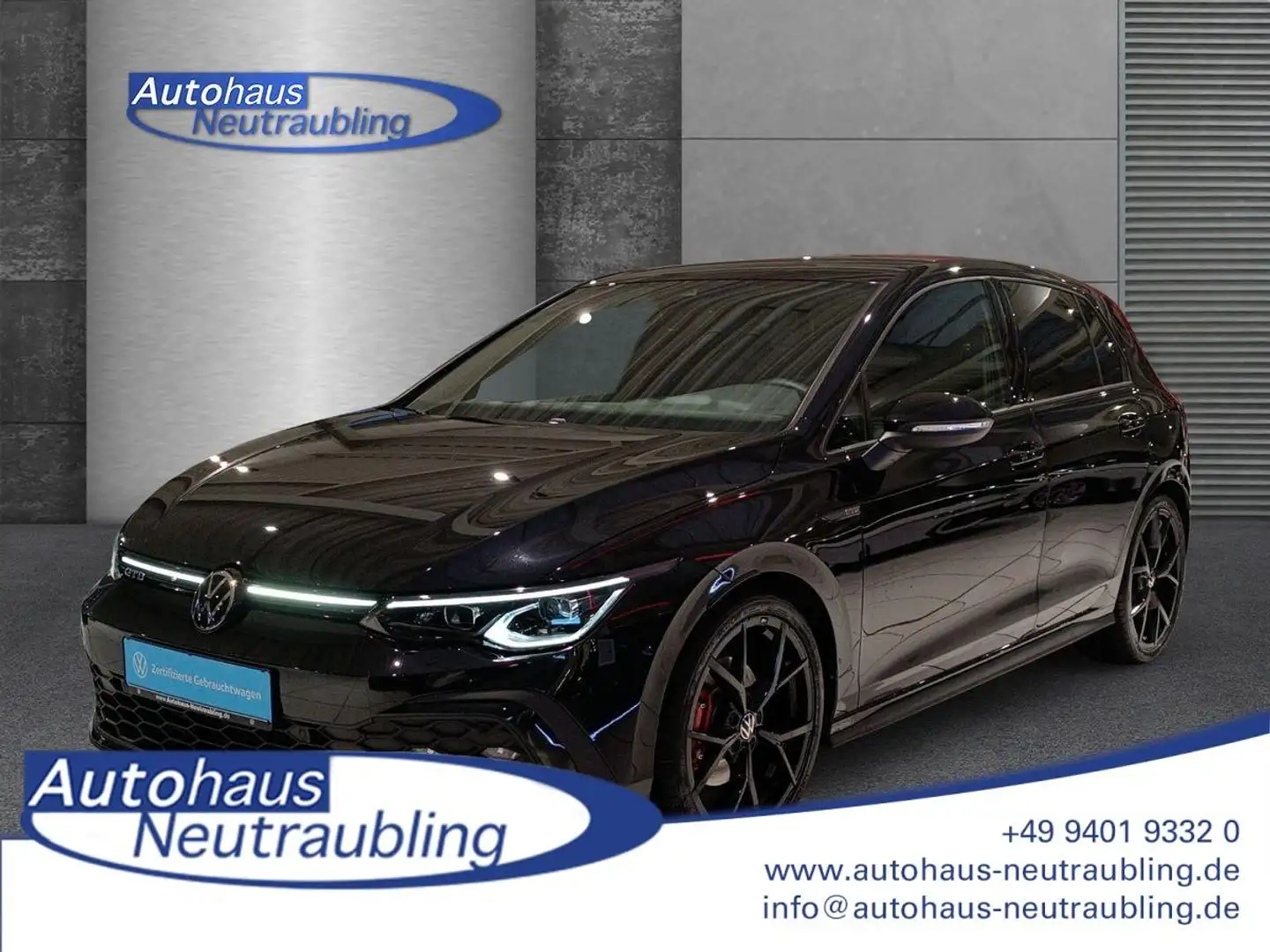 Volkswagen Golf 8 2.0 TDI "GTD" 200 PS DSG+REARVIEW+AHK+PDC+ACC+SH Schwarz - 1