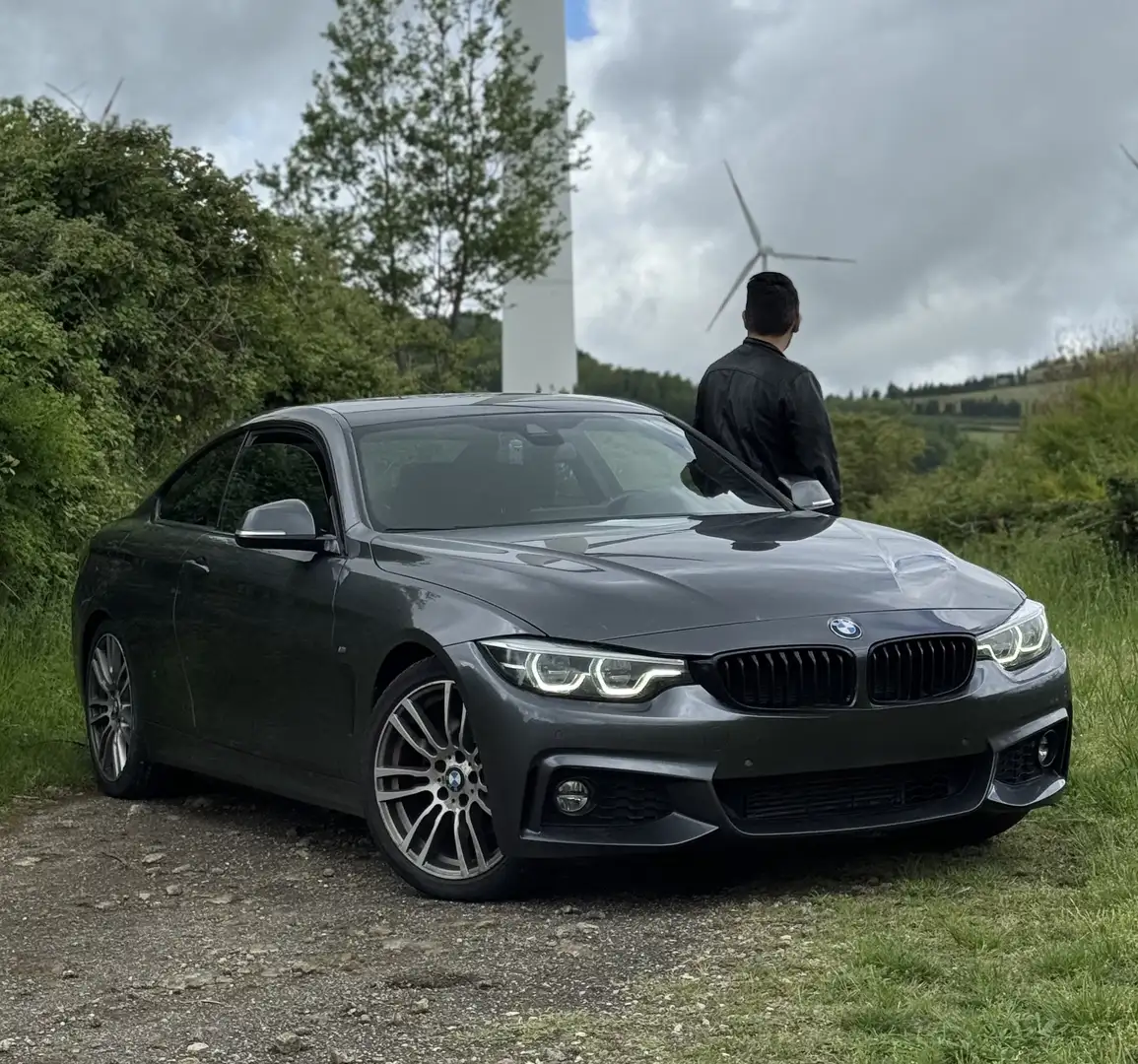 BMW 420 420d Coupe Msport auto Grigio - 1