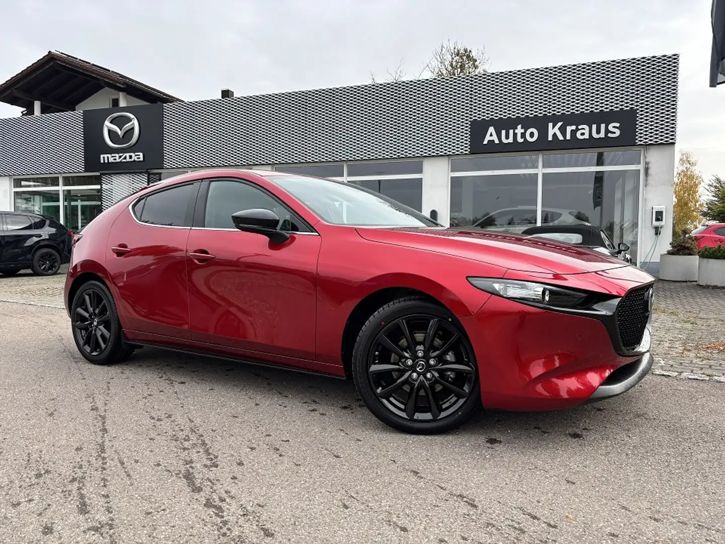 Mazda 3 e-SKYACTIV-G 140 HOMURA Kamera Head-up Rot - 1