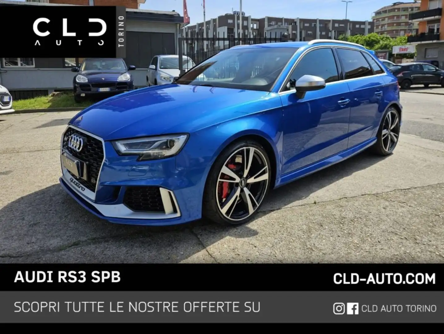 Audi RS 3 SPB Azul - 1