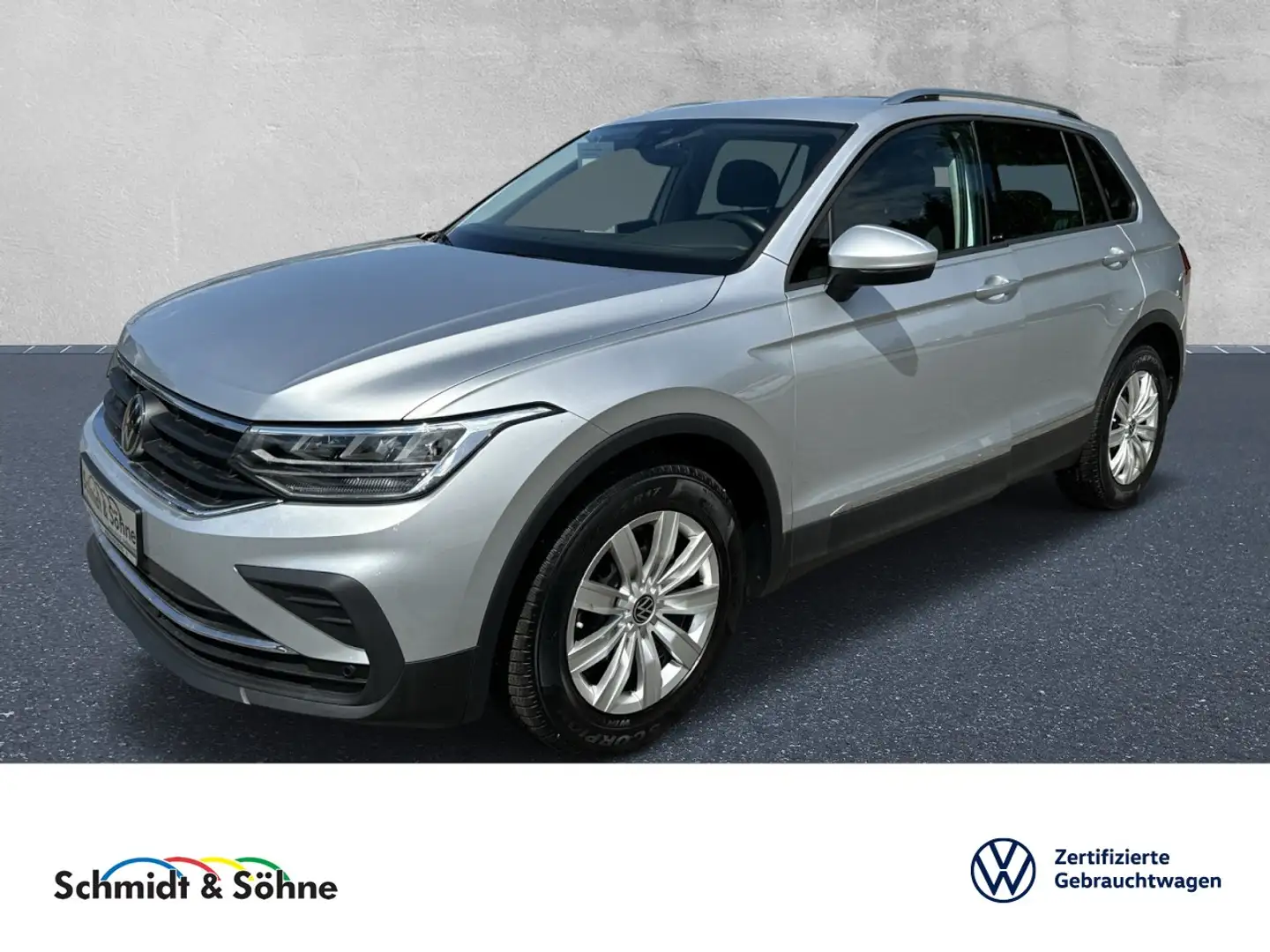 Volkswagen Tiguan 1.5 TSI Active Active/Navi/AppConnect Klima Navi Silber - 1