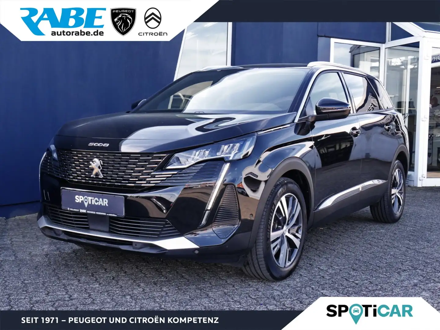 Peugeot 5008 Allure Pack 130 PT LED+Sitzheizung+Kamera Klima Schwarz - 1