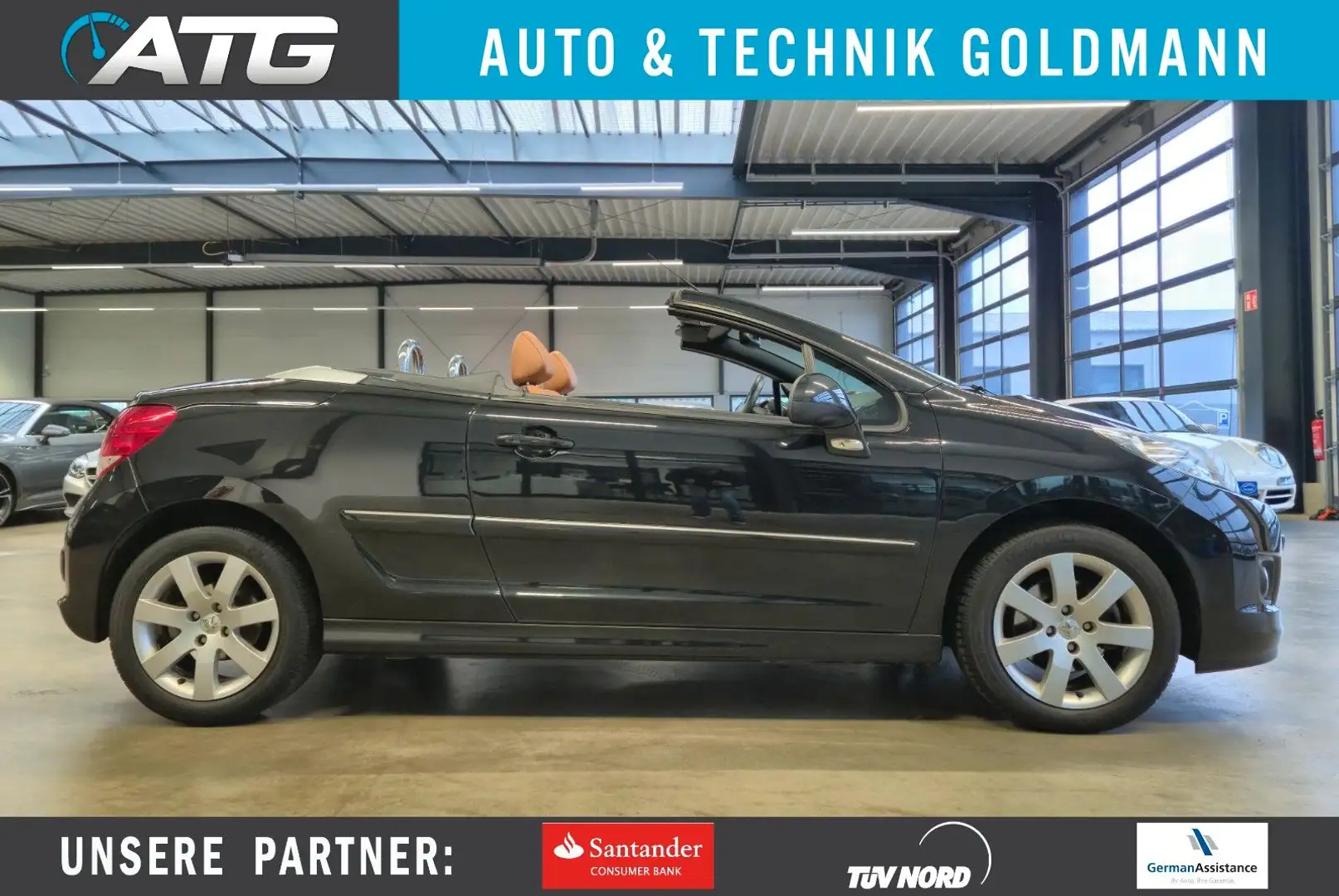 Peugeot 207 CC CABRIOLET ALLURE LEDER SITZHZ PDC TÜV NEU crna - 1