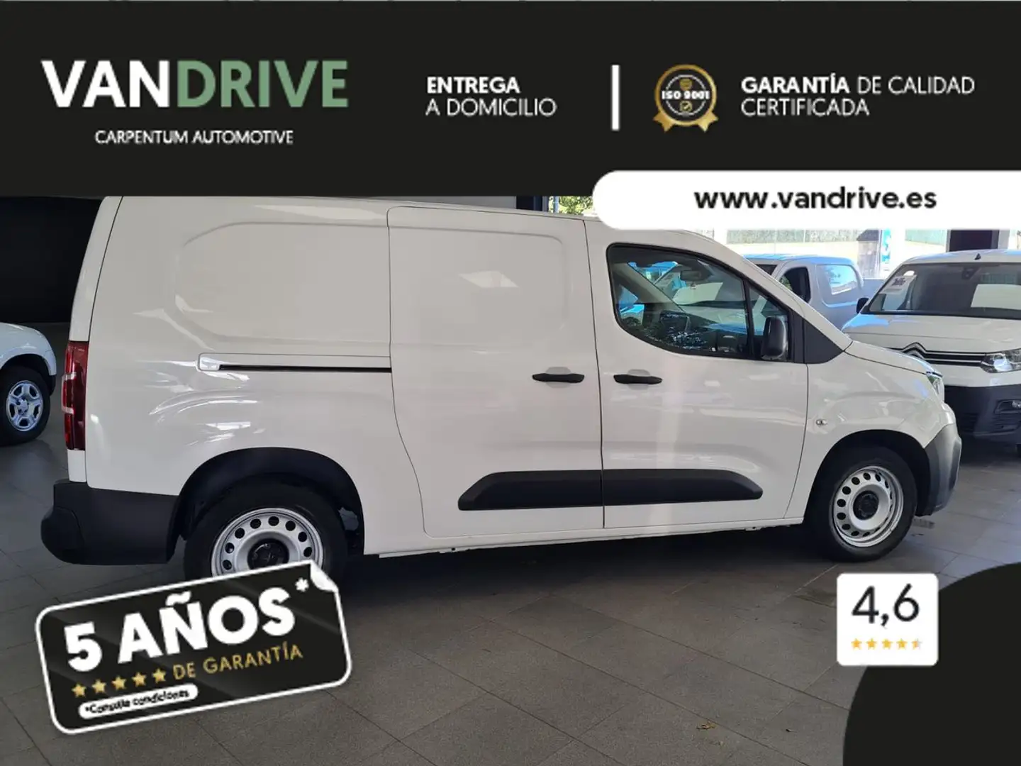 Peugeot Partner TALLA XL LARGA 1.5 130CV Wit - 2