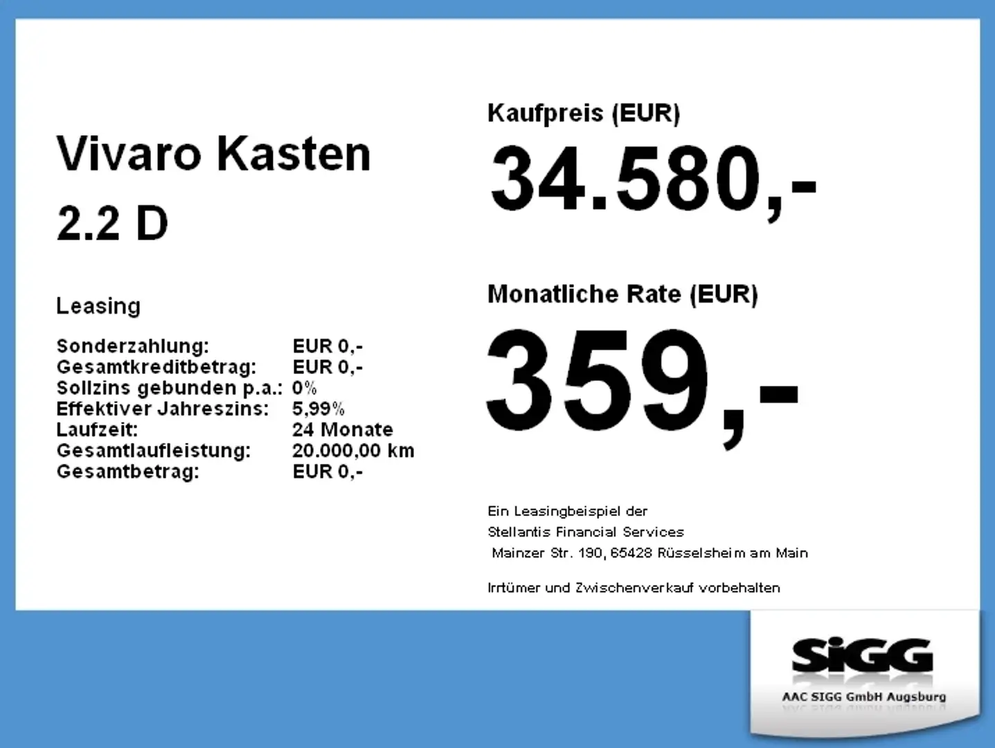 Opel Vivaro Kasten 2.2 D Doppelkabine Doppelkabine Weiß - 2