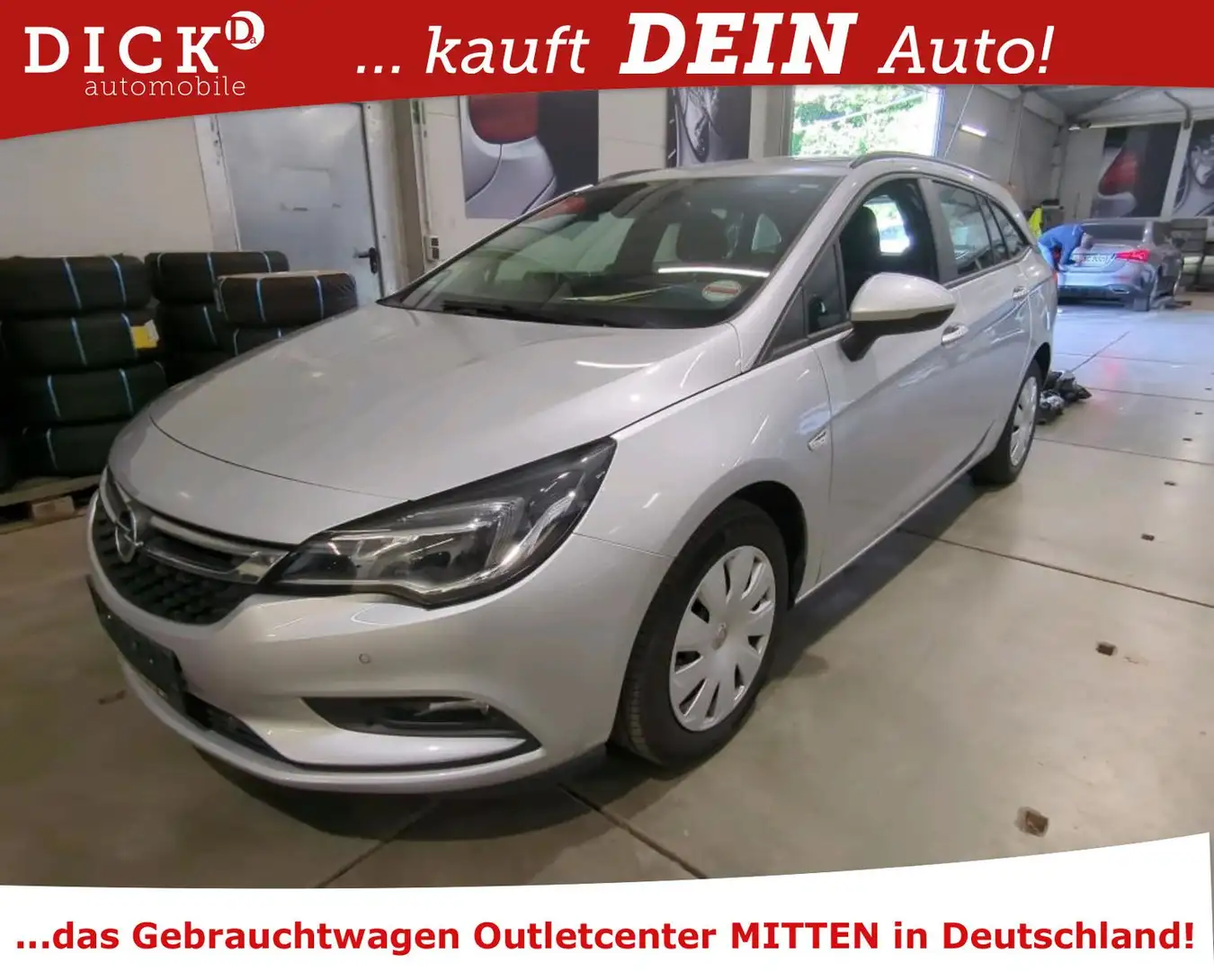 Opel Astra K ST Business 1.6d NAVI/PDC/SHZ/SPORTSITZE Silber - 1