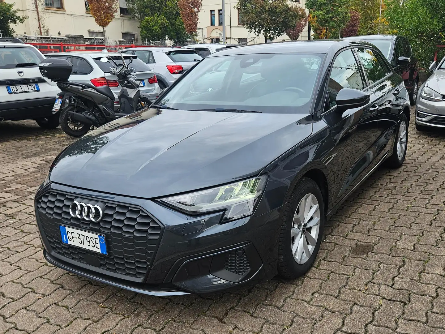 Audi A3 A3 Sportback 30 2.0 tdi s-tronic NAVY-VIRTUAL-LED Grigio - 2