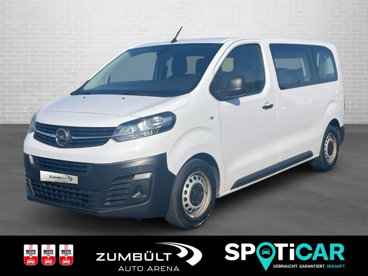 Opel Vivaro +9-Sitze Klima vo+hi CarPlay Navi AllSeason PDC+ Weiß - 1