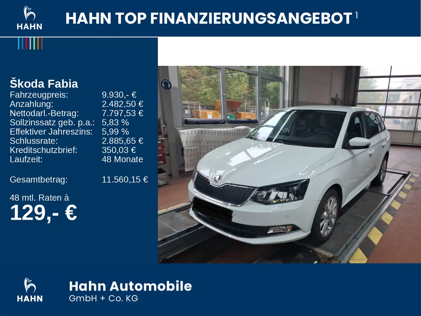 Skoda Fabia Combi 1.2TSI Joy Bluetooth Einparkhilfe SH Blanc - 2