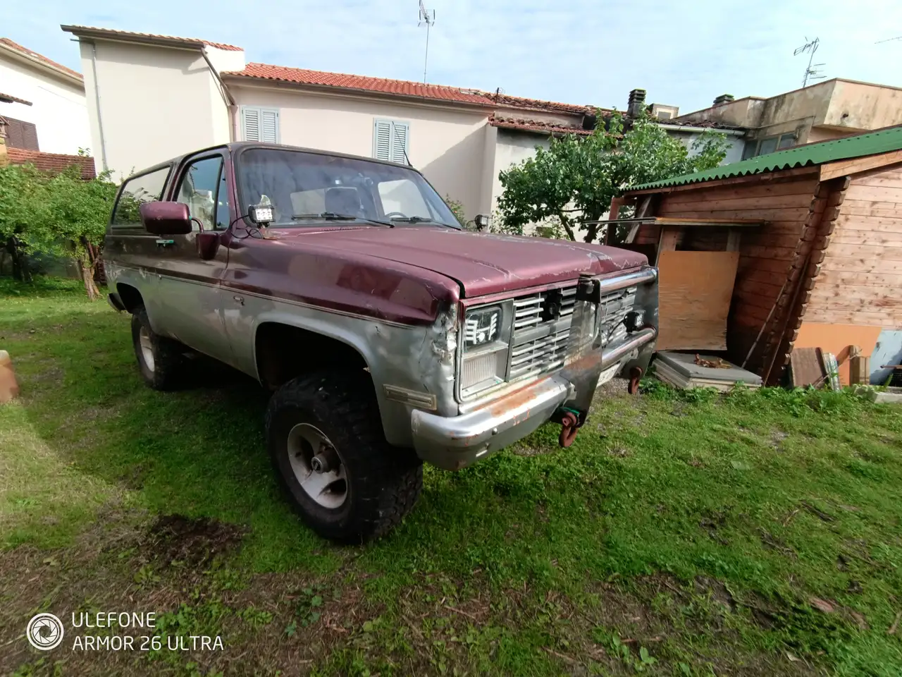 Chevrolet Blazer K5 M1009 Silverado ex militare ruggine portante, foto 2