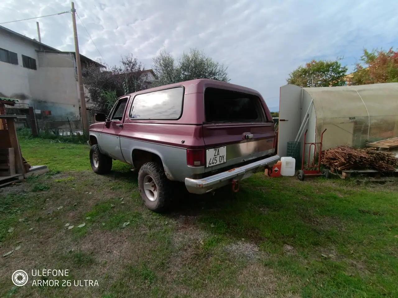 Chevrolet Blazer K5 M1009 Silverado ex militare ruggine portante, foto 4