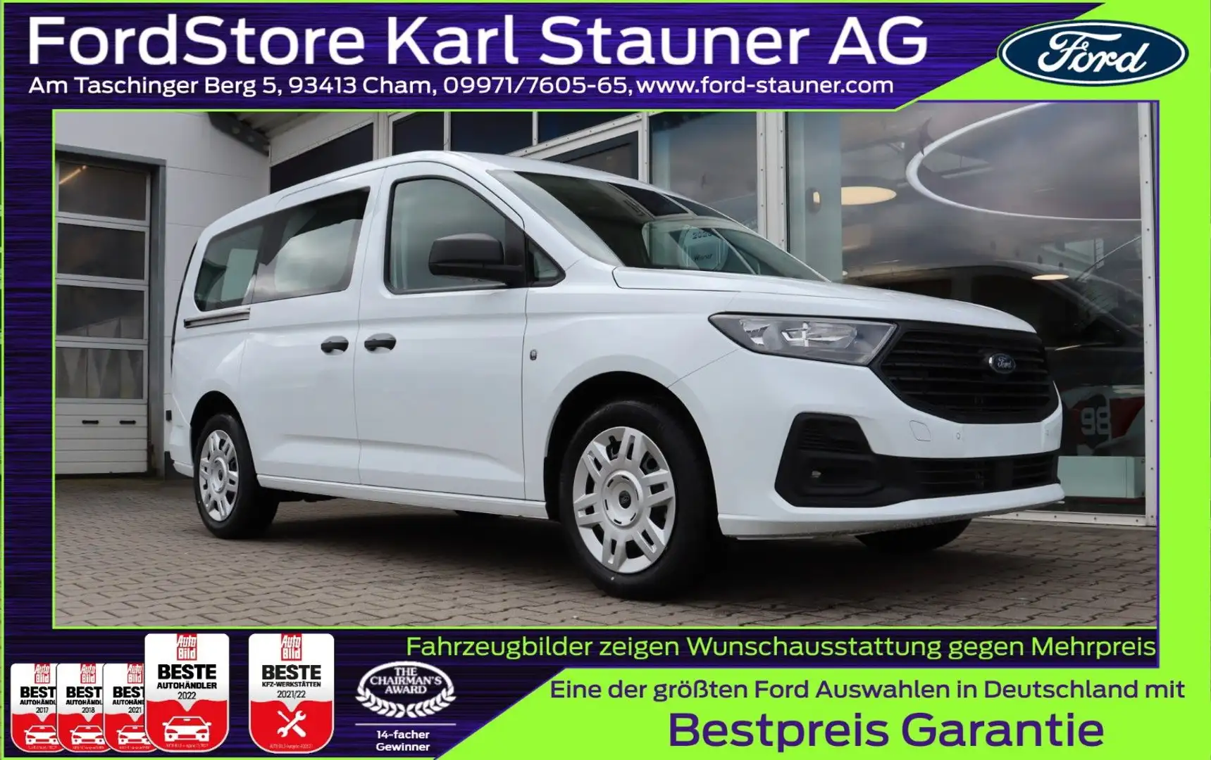 Ford Grand Tourneo Connect Trend 1.5 EcoB. PHEV L2 Weiß - 1