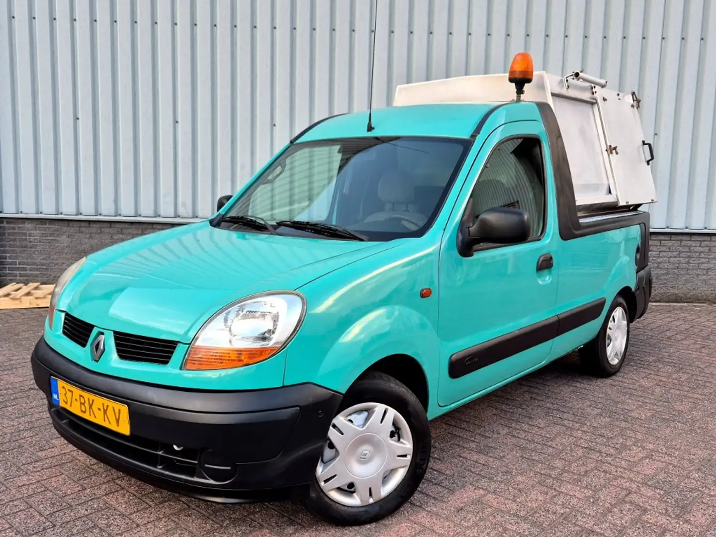 Renault Kangoo 1.5 DCI pick-UP Kipper Nieuwe APK Groen - 1