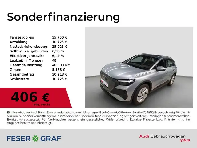 Audi Q4 e-tron 45 Navi,LED,HUD,Sportsitze,Kamera