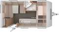 Knaus Südwind 420 QD 60 YEARS Kühlschrank 142l Gris - thumbnail 2