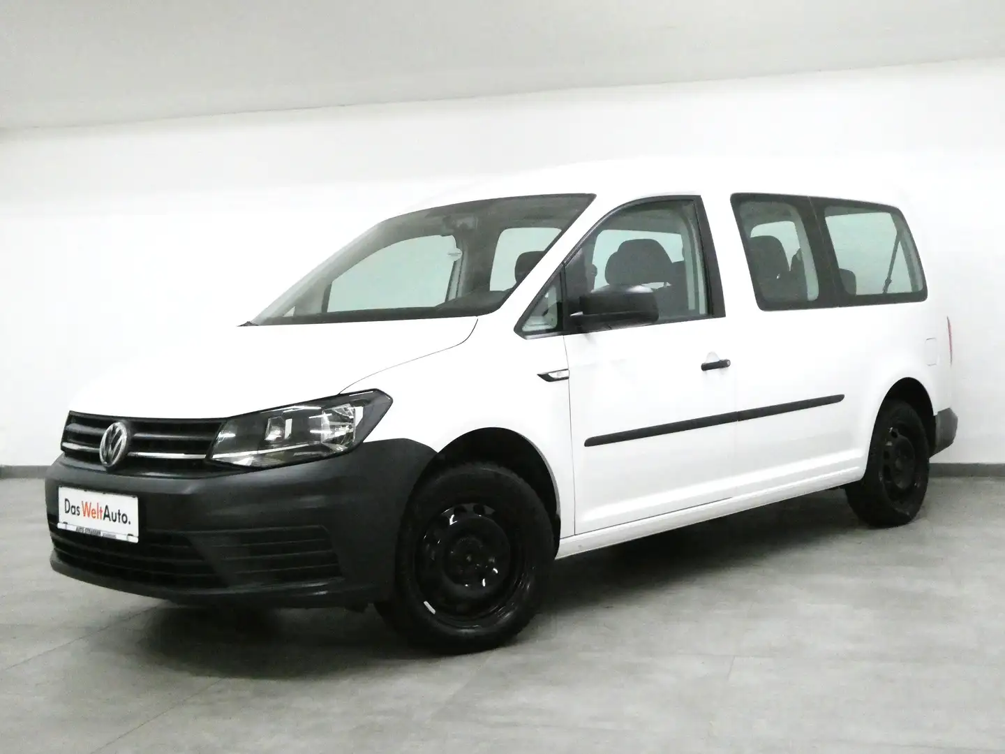 Volkswagen Caddy Maxi BMT 7-Sitzer Tempomat Freispr. FrontAssist Weiß - 1