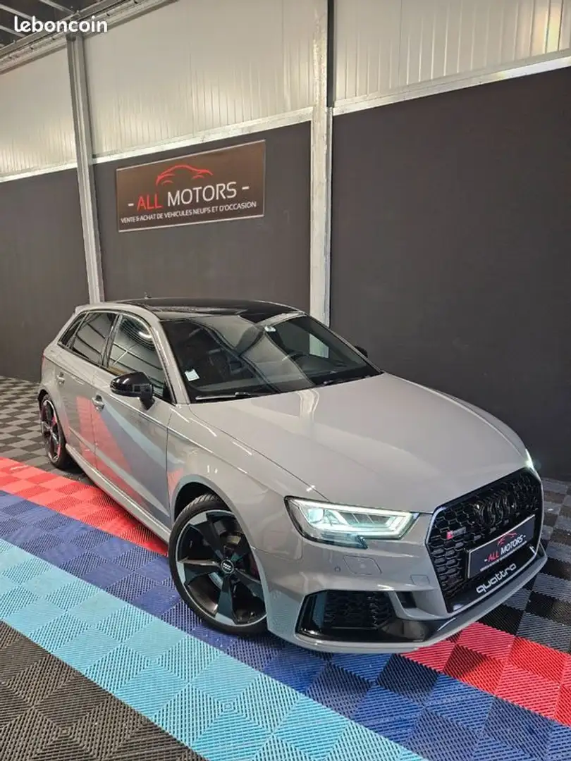 Audi RS3 sportback 400ch 2.5 tfsi Gris - 1