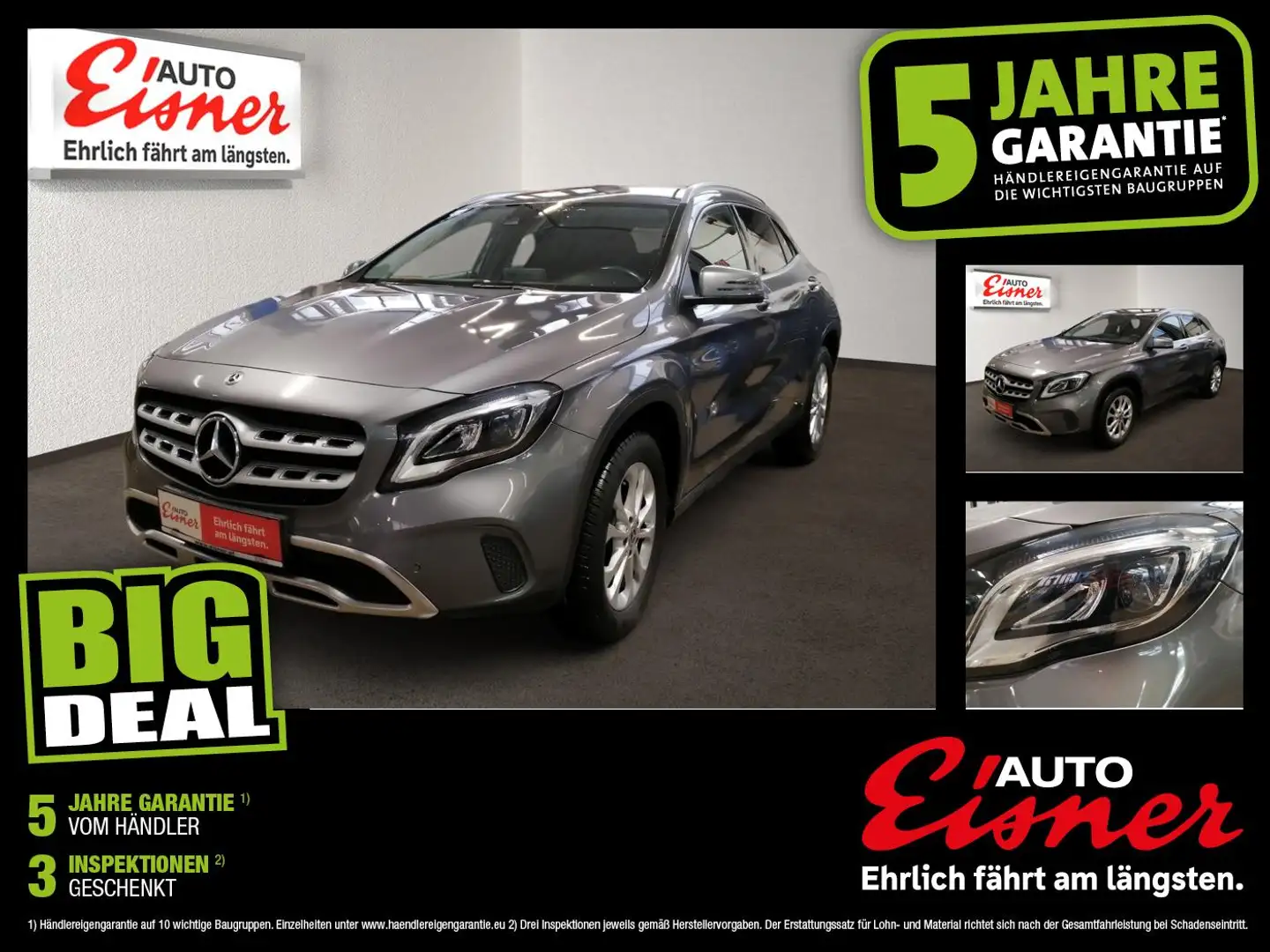 Mercedes-Benz GLA 200 D AUSTRIA EDITION Rückfahrkamera, Grau - 1