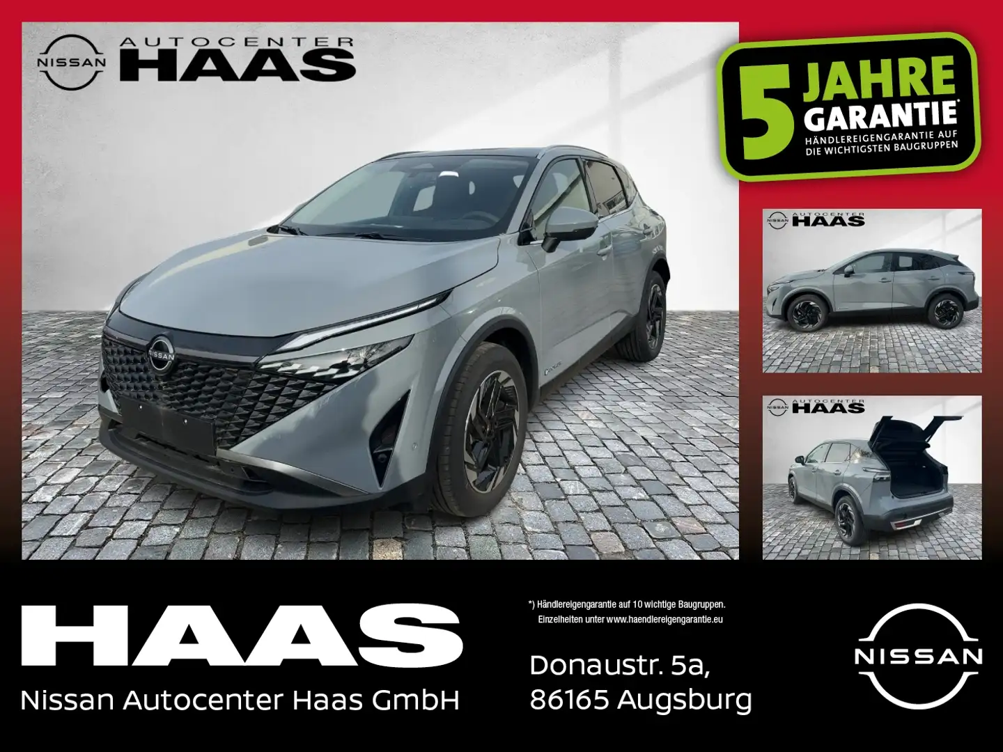 Nissan Qashqai 1.5 VC-T N-Connecta e-Power Matrix+ACC Grau - 1