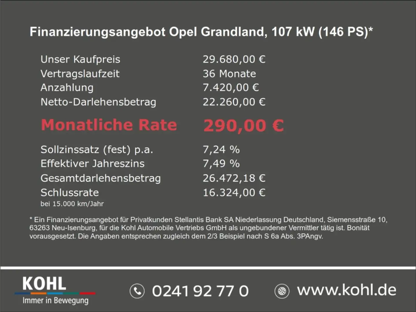 Opel Grandland GS 1.2 48V-Mild-Hybrid 145PS 360°Kamera HUD Navi Fekete - 2
