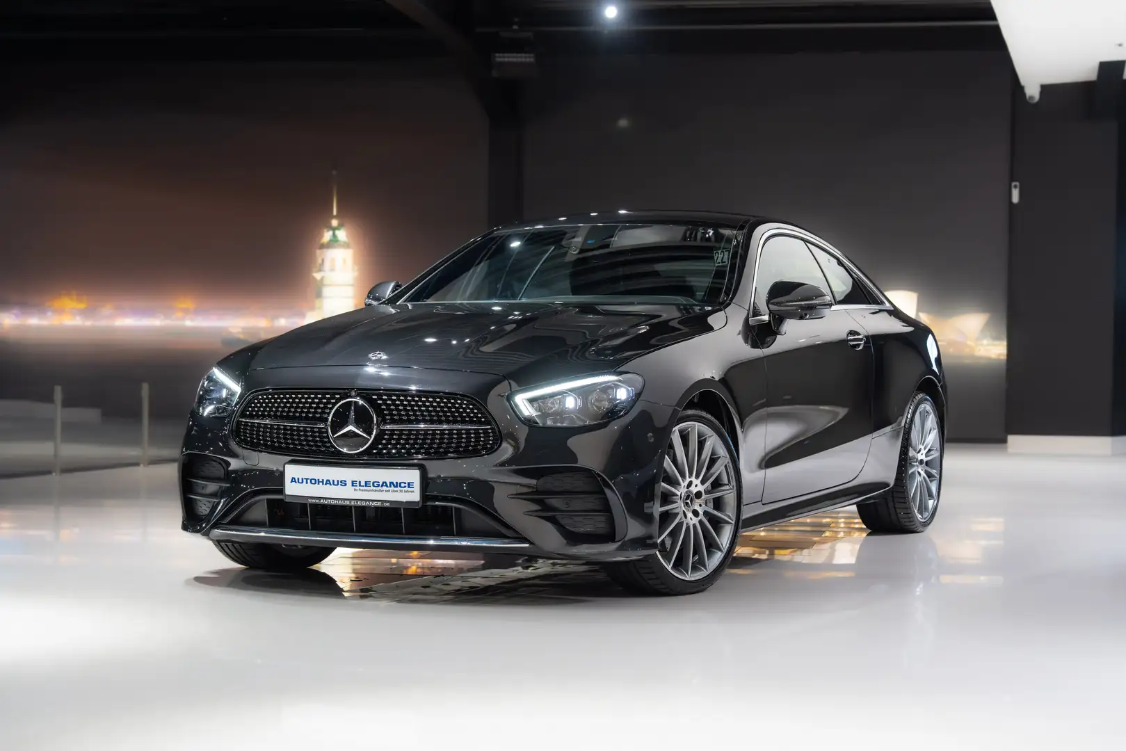 Mercedes-Benz E 450 Coupe 4Matic*AMG-LINE*360*BURMESTER*LEDER* Gris - 1