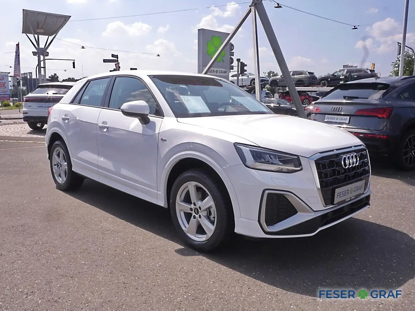 Audi Q2 S line 30 TFSI 85kW 6-Gang LED el. Heckklappe Blanc - 2