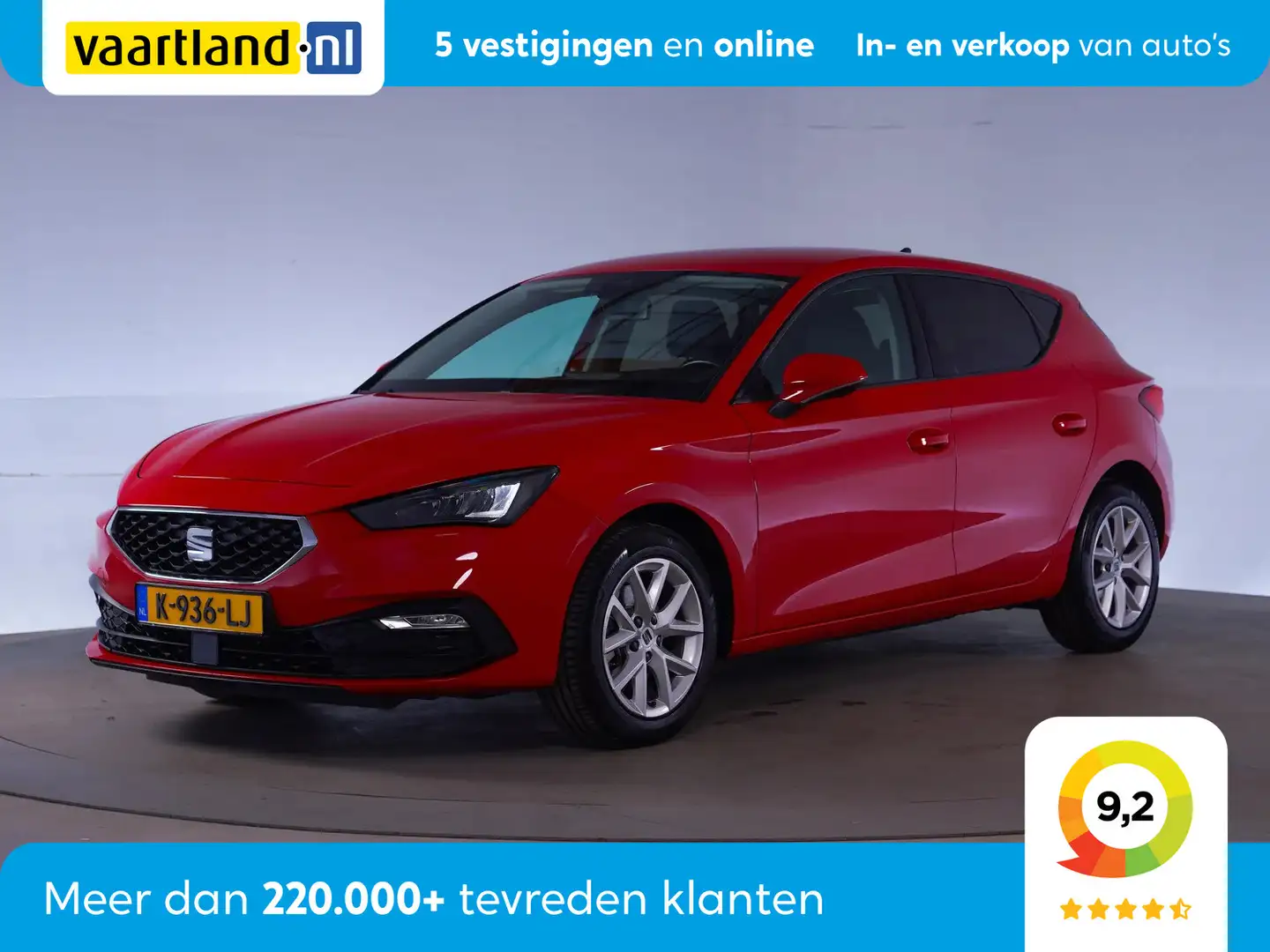 SEAT Leon 1.0 TSI Business 5-drs [ LED Virtual Nav ] Rood - 1