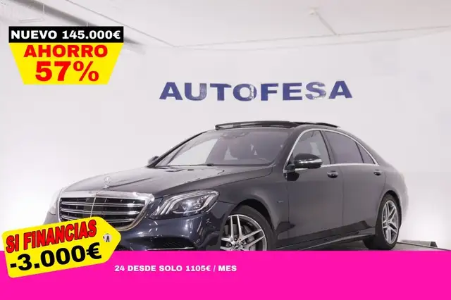 Mercedes-Benz S 55 AMG S560E LARGO LINE PHEV 367CV 4P # TECHO PANORA ELE,