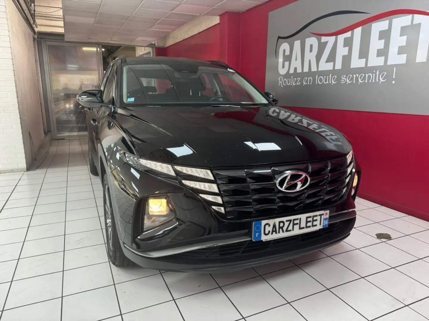 Hyundai TUCSON SUV 1.6 HYBRIDE 230cv BUSINESS/1 ERE MAIN/TVA RECUP Noir - 2